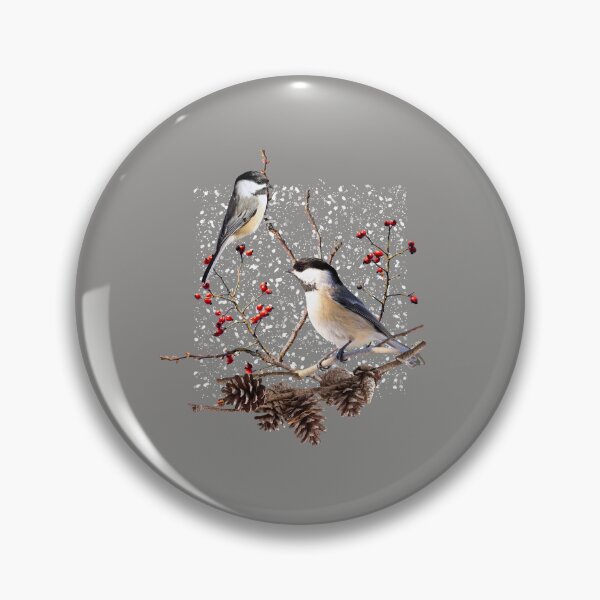Item preview, Black-capped Chickadee, Tits, Winter Birds designed and sold by DerSenat.
