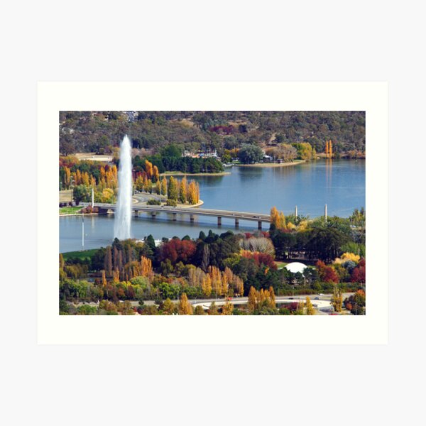 Lake Burley Griffin - Canberra Art Print