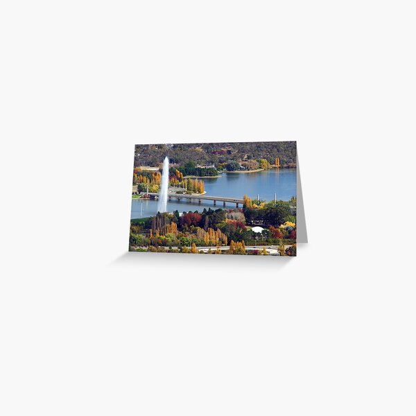 Lake Burley Griffin - Canberra Greeting Card