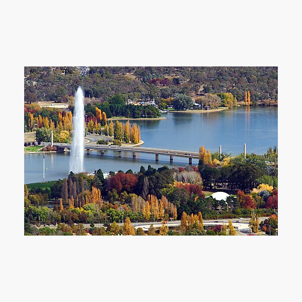 Lake Burley Griffin - Canberra Photographic Print