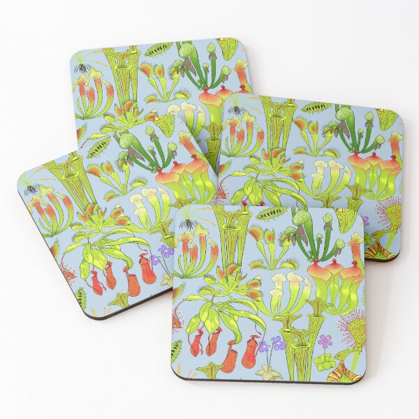 Item preview, Carnivorous plants - baby blue designed and sold by RobskiArt.