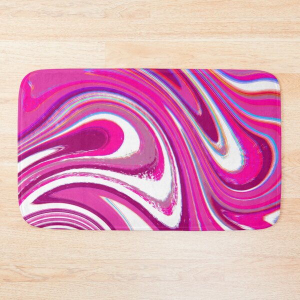 Item preview, Hot Pink, Purple, Baby Pink and White Marble Pattern Design designed and sold by theprintedclub.