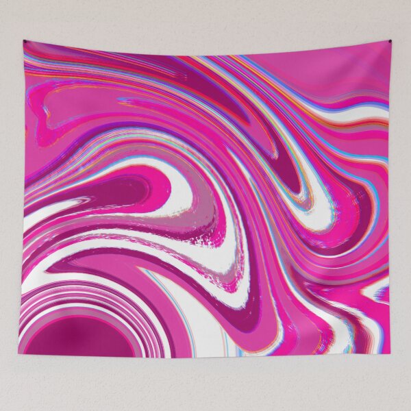 Item preview, Hot Pink, Purple, Baby Pink and White Marble Pattern Design designed and sold by theprintedclub.
