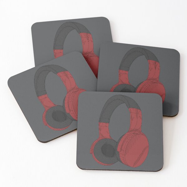 Item preview, Headphones Red designed and sold by Aliasandco.