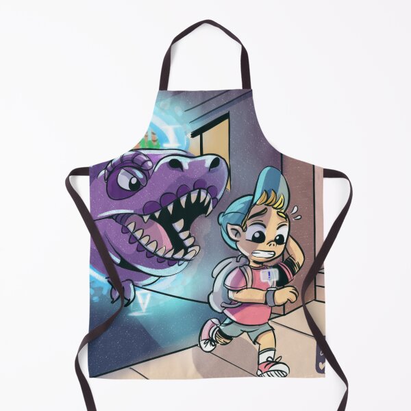 Item preview, Time Traveler Being Chased By A Dinosaur designed and sold by YazminCityArts.