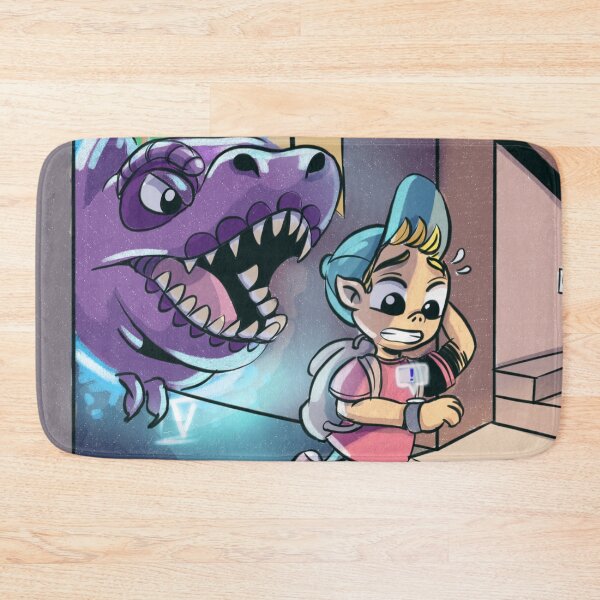 Item preview, Time Traveler Being Chased By A Dinosaur designed and sold by YazminCityArts.