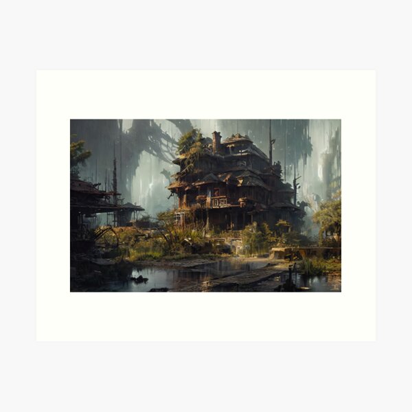 returns and retreats: hermitage Art Print