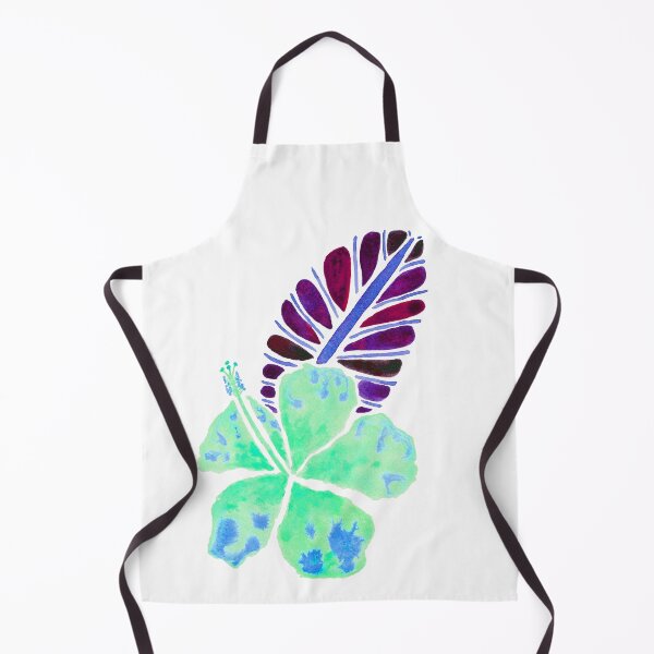 Item preview, Hibiscus Tropic - Green + Indigo designed and sold by artylulu.