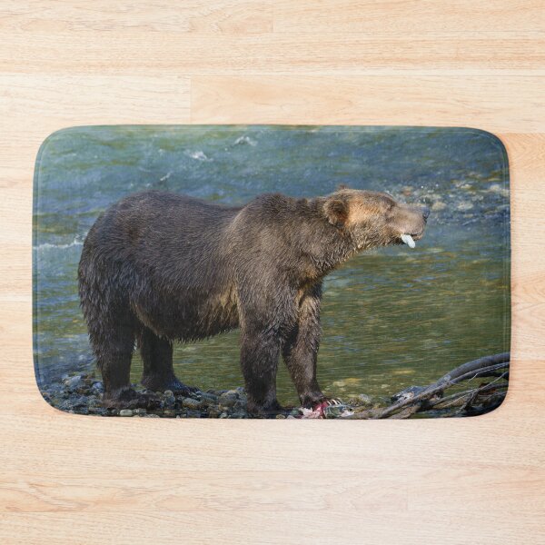 Item preview, Wild Bear Got His Salmon At Toba Inlet designed and sold by rawshutterbug.