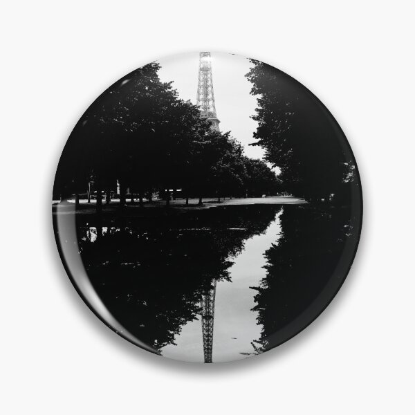 Item preview, Reflection of the  Eiffel Tower in black and white. designed and sold by PhotogalleryCJ.