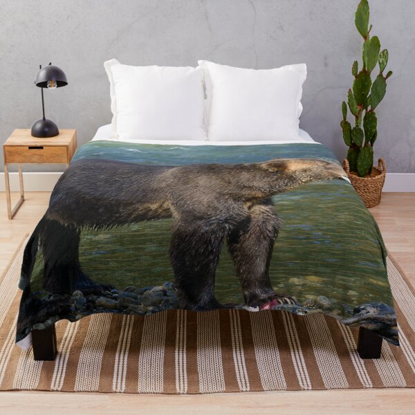 Item preview, Wild Bear Got His Salmon At Toba Inlet designed and sold by rawshutterbug.