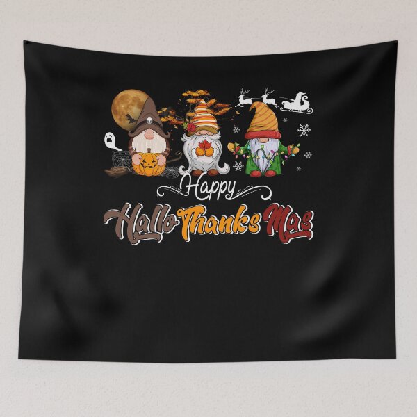 Item preview, Hallothanksmas Gnomes Shirt, Halloween Shirt, Halloween Gnomes Shirt, Halloween Party Shirt, Thanksgiving Shirt , Halloween Friends designed and sold by wienssyzdeks.