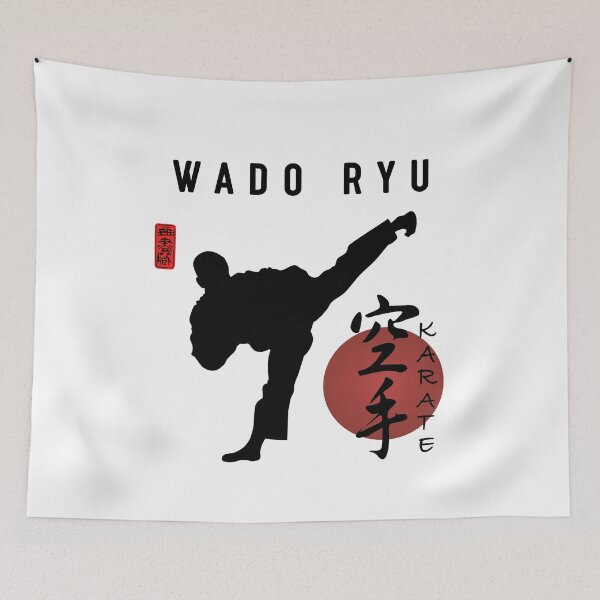 Item preview, Wado Ryu Calligraphy Karate Instructor Design - Japanese Martial Art Design For A Karate Lover designed and sold by TheKarateStore.