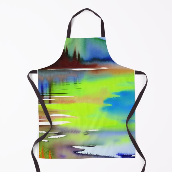 Item preview, watercolor lake designed and sold by OverAltruist.