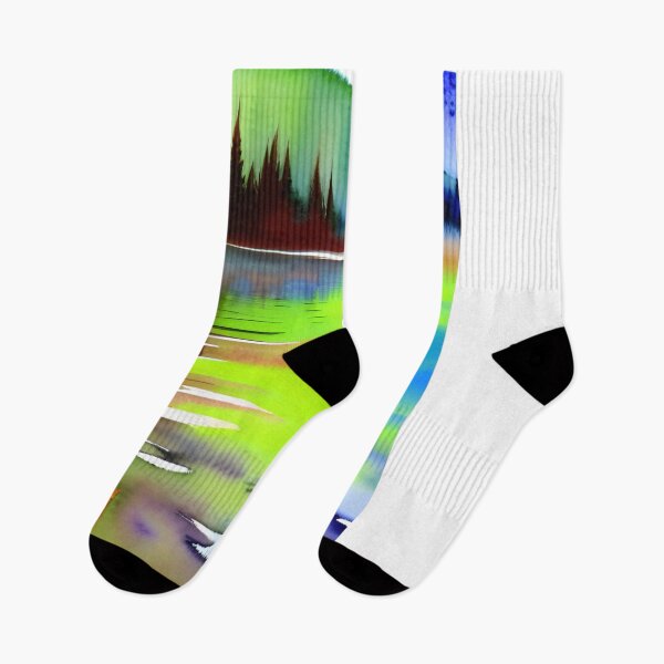 Item preview, watercolor lake designed and sold by OverAltruist.
