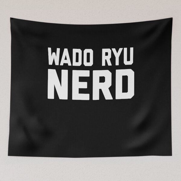 Item preview, Wado Ryu Nerd! Calligraphy Karate Instructor Design - Japanese Martial Art Design For A Karate Lover designed and sold by TheKarateStore.