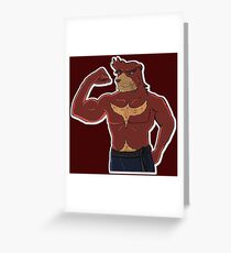 Kumatetsu (The Boy and the Beast) Greeting Card