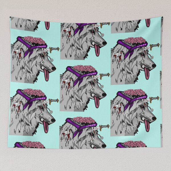 Item preview, Zombie Wolf - Brain Damage designed and sold by Twaingrant.