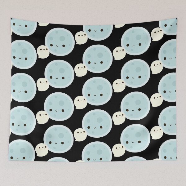 Item preview, Little ghost and moon designed and sold by KnuckersHollow.