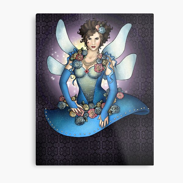 The Blue Fairy Metal Print