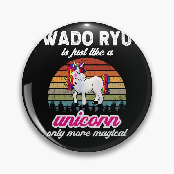 Item preview, Wado Ryu is Like a Unircorn. Only More Magical! Vintage Sunset Karate Instructor Design - Japanese Martial Art Design For A Karate Lover designed and sold by TheKarateStore.