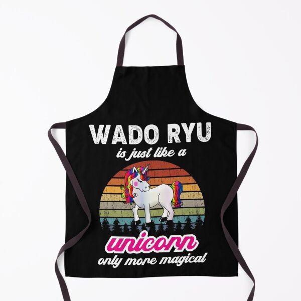 Item preview, Wado Ryu is Like a Unircorn. Only More Magical! Vintage Sunset Karate Instructor Design - Japanese Martial Art Design For A Karate Lover designed and sold by TheKarateStore.