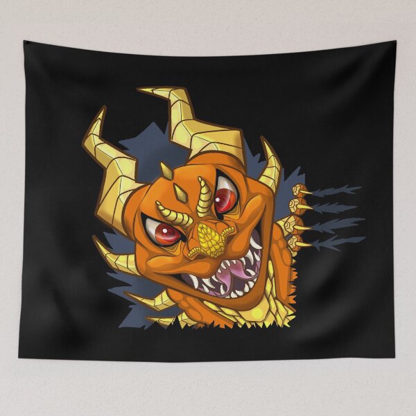 Item preview, Oriental Golden Dragon Ripping paper designed and sold by MariaDracona.