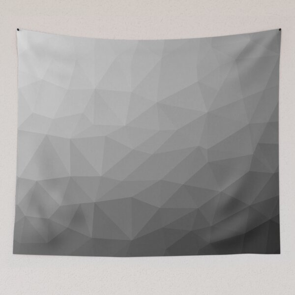 Item preview, Gray Gradient Geometric Mesh Pattern grey elegant design designed and sold by PLdesign.