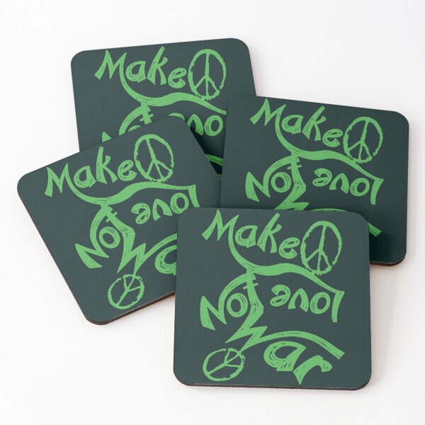 Item preview, Make love not war, original slogan,  designed and sold by Chakilogy.