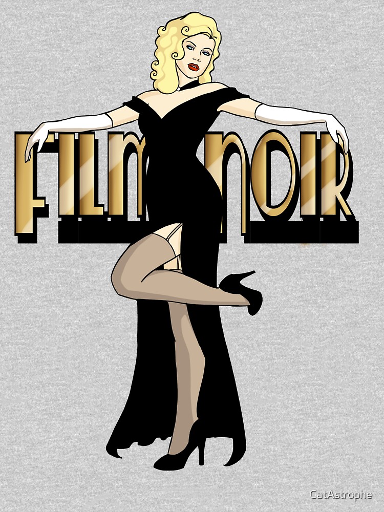 "Film Noir Pinup" Tshirt for Sale by CatAstrophe Redbubble film