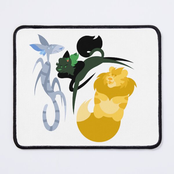Item preview, Power of three - Lionblaze, Hollyleaf & Jayfeather designed and sold by AlmaDash.