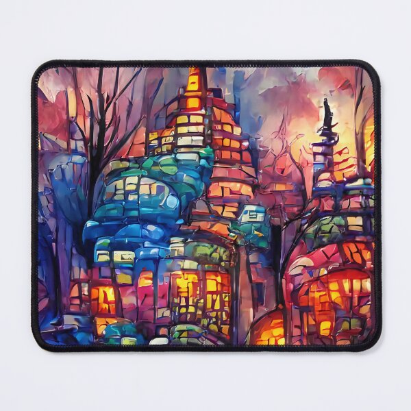 Item preview, colorful houses designed and sold by OverAltruist.