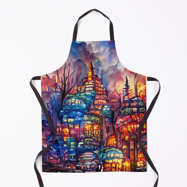 Item preview, colorful houses designed and sold by OverAltruist.