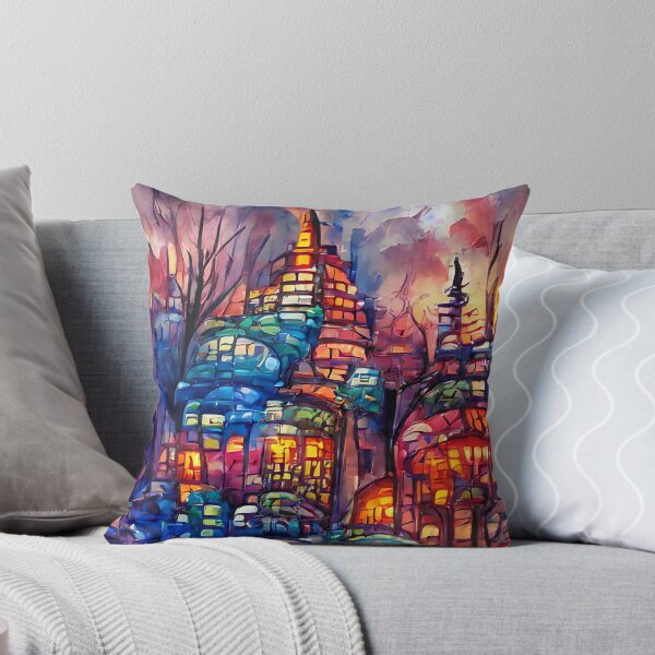 Item preview, colorful houses designed and sold by OverAltruist.