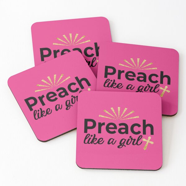 Item preview, Preach Like A Girl Quote designed and sold by CreativeTwins.