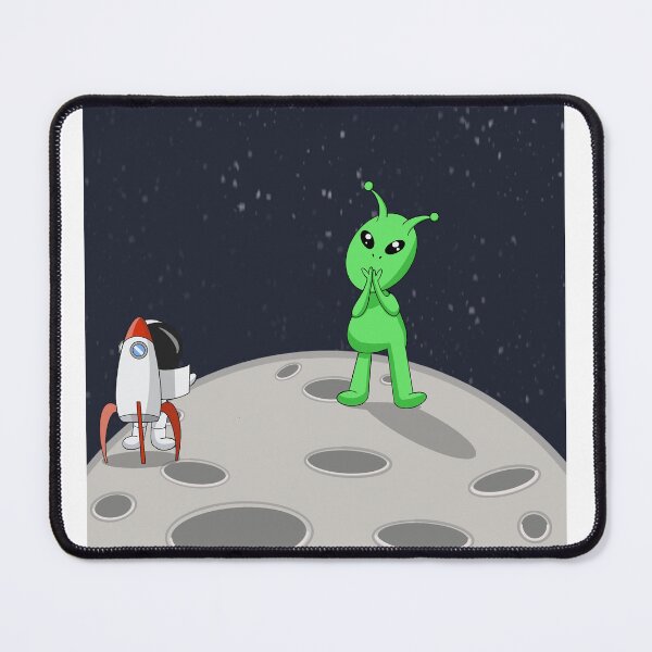 Item preview, Astronaut and alien designed and sold by Redheadshiitake.