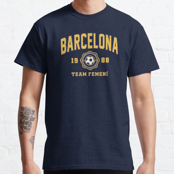 Vista previa del artículo con la obra «Barcelona Femeni - Estilo universitario (woso/futfem)», diseñado y vendido por Numero14.