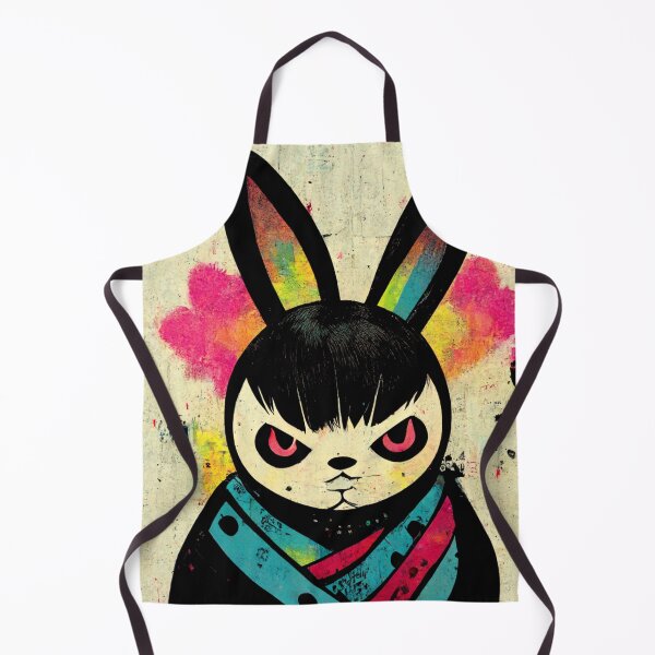 Item preview, Rabbit colorful graffiti designed and sold by keyd-studio.