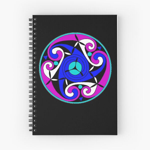 Item preview, Celtic Spiral (Blue n Purple) designed and sold by Potty Pagan.