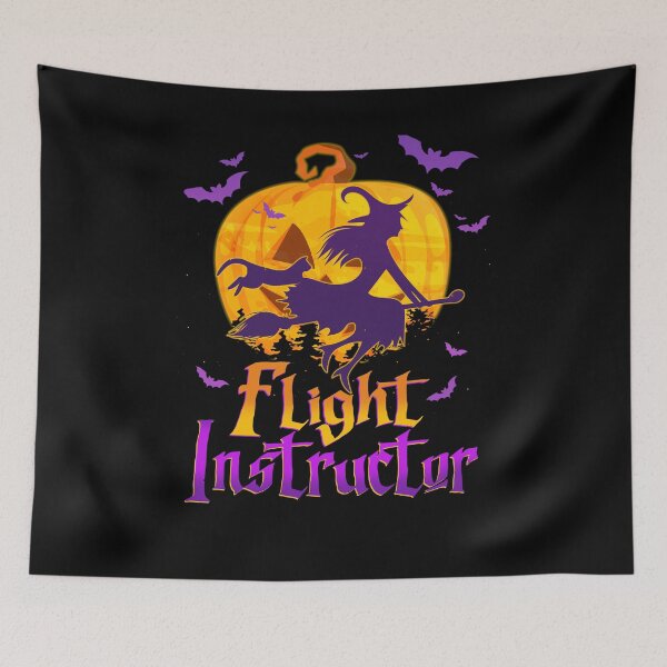 Item preview, Halloween Funny Flight Instructor Fly Witch designed and sold by wienssyzdeks.