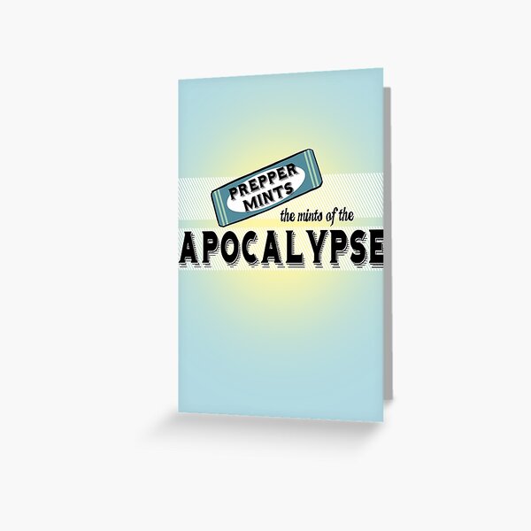 Natural Disaster Survival Greeting Cards Redbubble - its doomsday roblox natural disaster survival