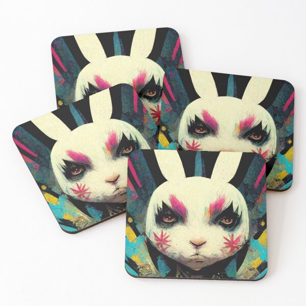 Item preview, Rabbit graffiti color designed and sold by keyd-studio.