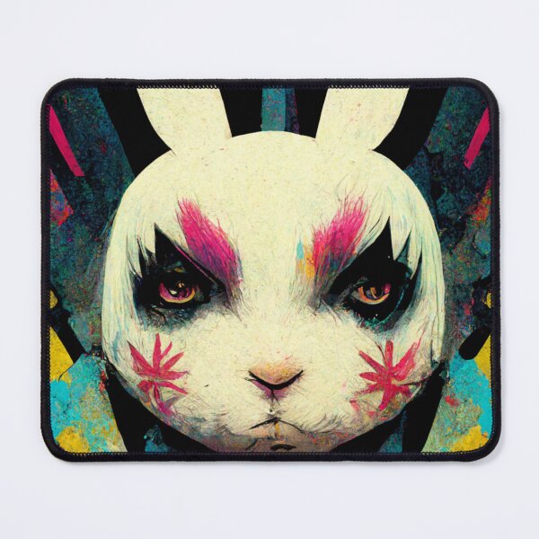 Item preview, Rabbit graffiti color designed and sold by keyd-studio.