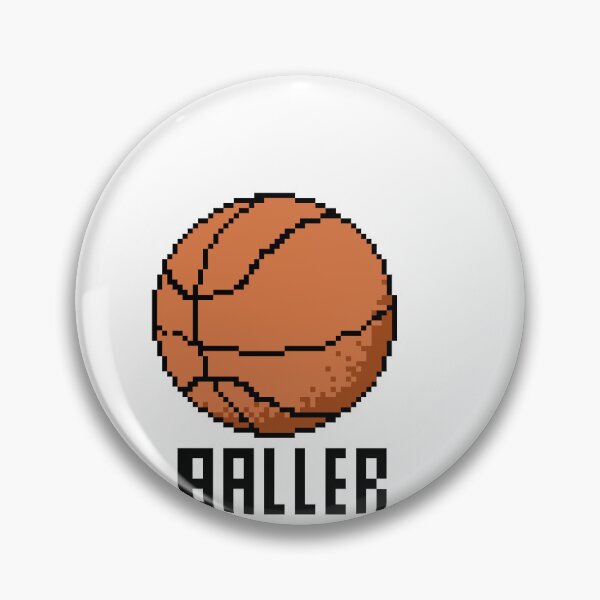 Artikelvorschau, Baller-Pixelkunst-Basketball. entworfen und verkauft von Blettuce.