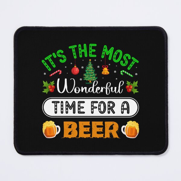 Item preview, It's The Most Wonderful Time For A Beer Santa Hat Christmas designed and sold by BELASKRI STORE.