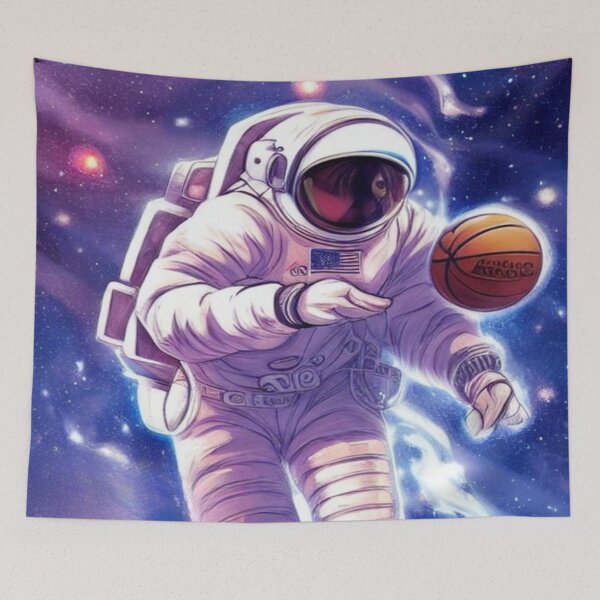 Item preview, astronaut play basketball  designed and sold by Ahmed Graphic .