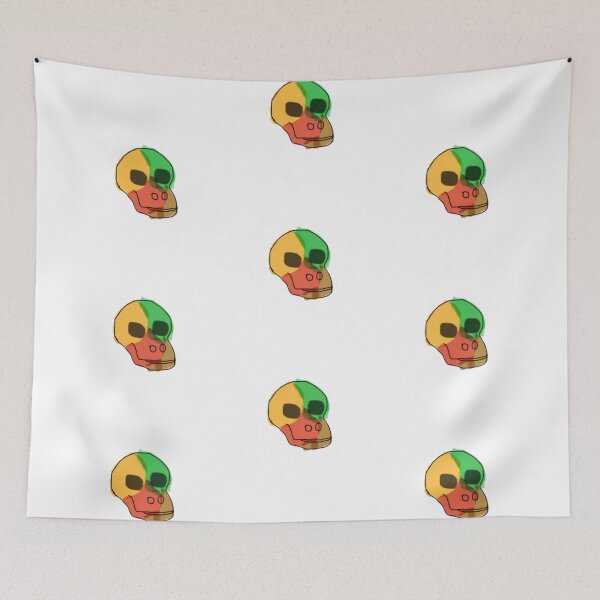 Item preview, Rainbow skull designed and sold by KZClassic.