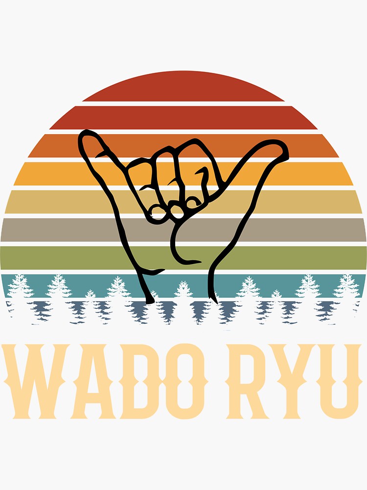 "Wado Ryu Karate Hand! Only More Magical! Vintage Sunset Karate