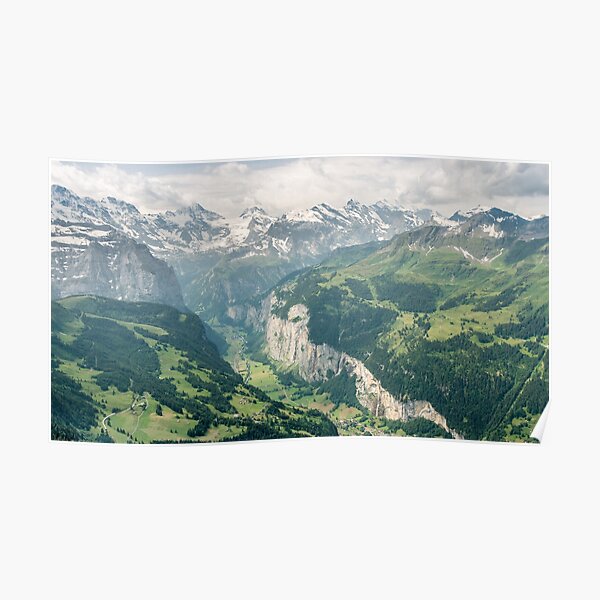Lauterbrunnen Valley Poster