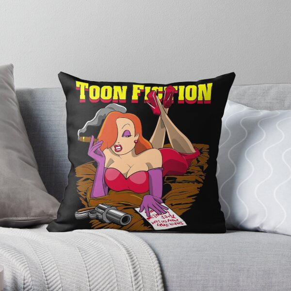 Roger Rabbit Slim's Throw Pillow